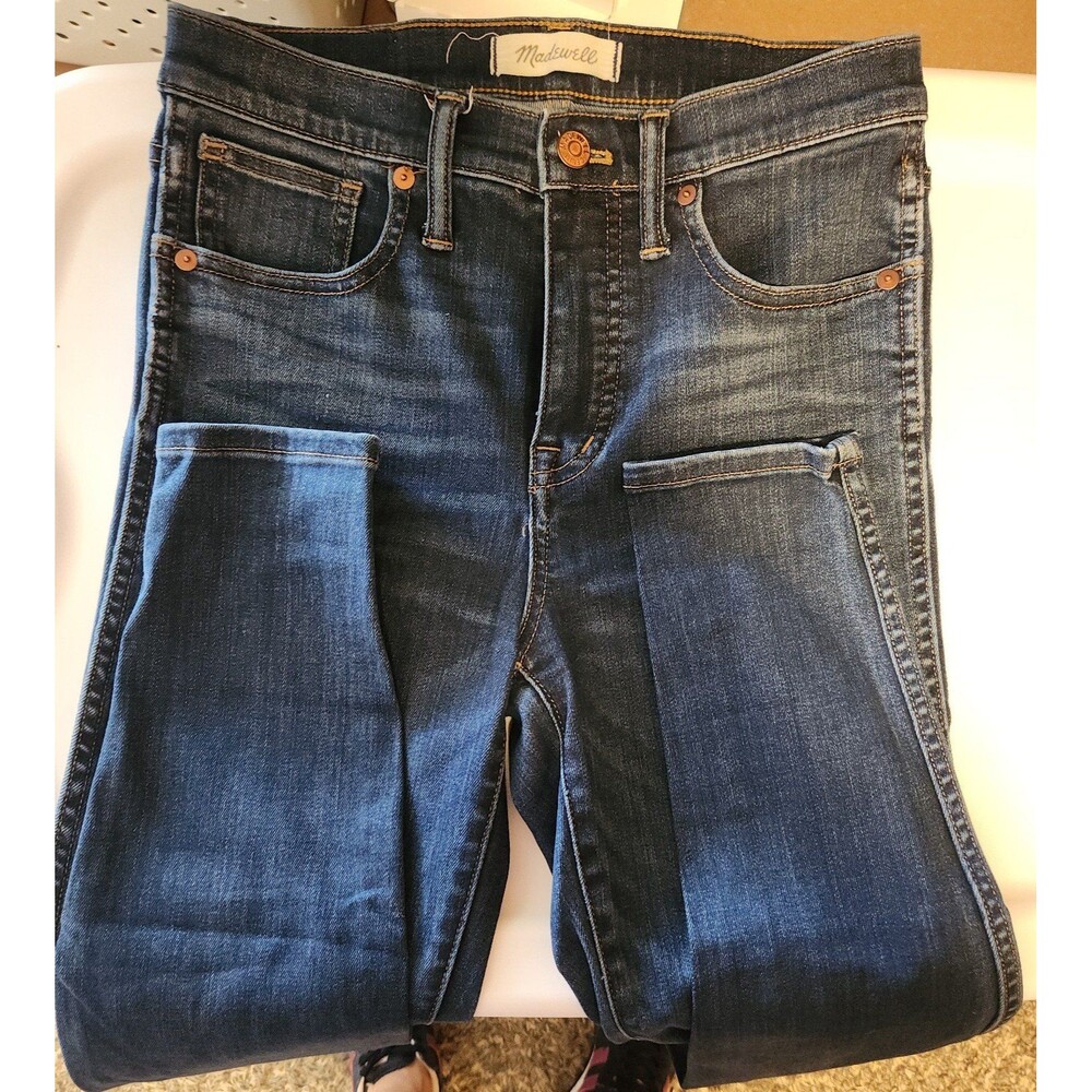 Madewell jeans 10" high rise skinny 26T